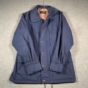 Vintage REI Jacket Mens Medium Blue Summit Quality Parka Coat Outdoors‎ Camp 90s